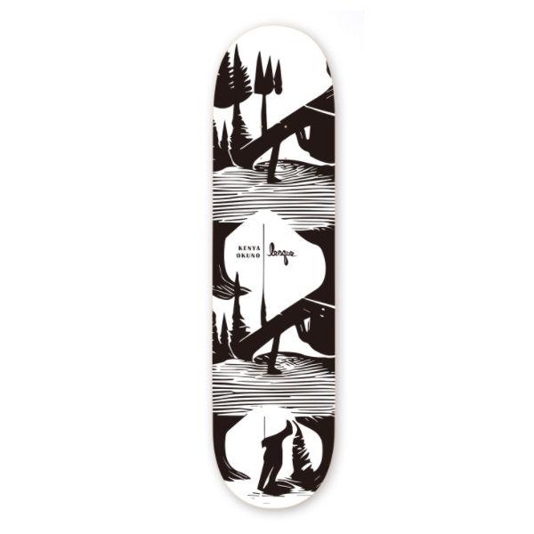 LESQUE レスケ KENYA OKUNO - GOLF スケートボード  スケート デッキ SKATE DECK SK8 スケボー 板 7.75/8.0【正規品】｜54tide｜02