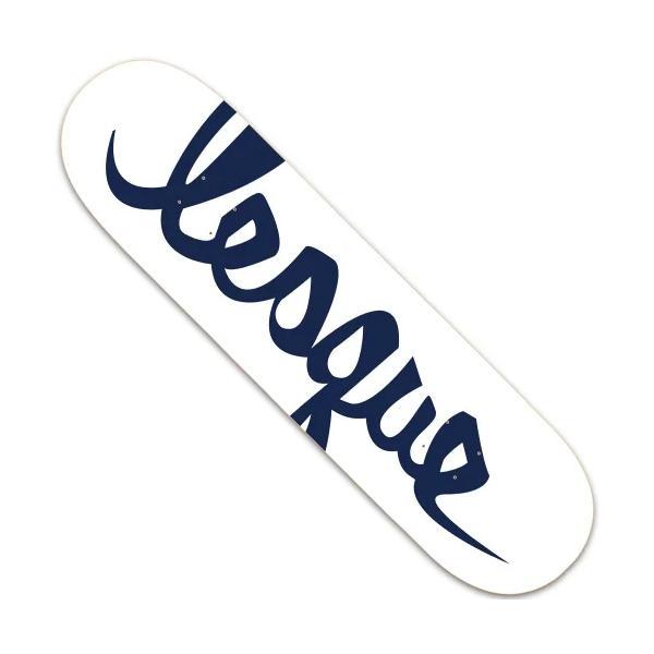 レスケ LESQUE TEAM Logo NAVY スケートボード スケート デッキ SKATE