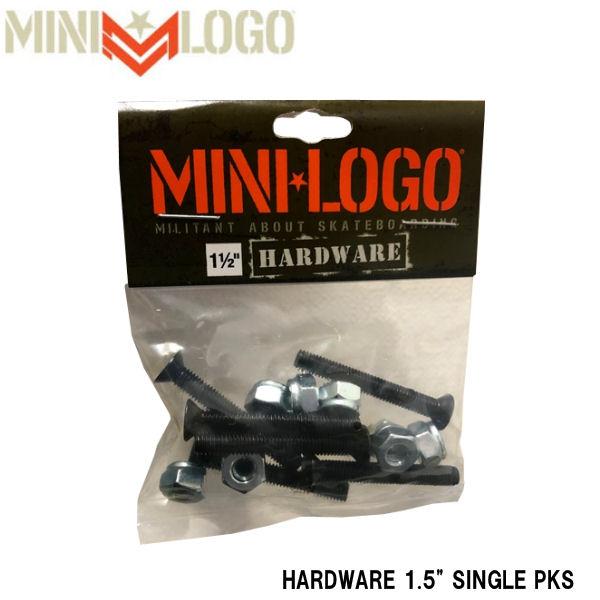 ミニロゴ MINI LOGO HARDWARE ハードウェア ビス ナット ボルト ネジ スケートボード スケボー パーツ 部品 1.5