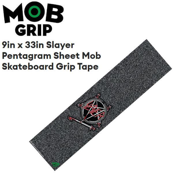 モブグリップ MOB GRIP Slayer Pentagram Sheet Mob Skateboard Grip Tape デッキテープ