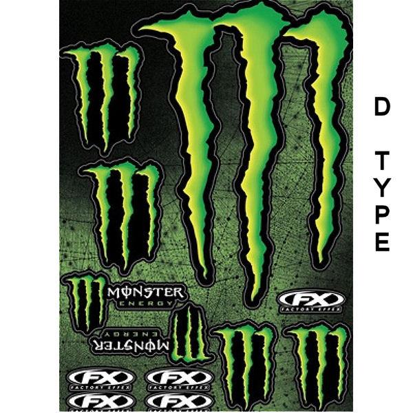 MONSTER ENERGY 特大サイズ モンスターエナジーステッカーキットXL 50