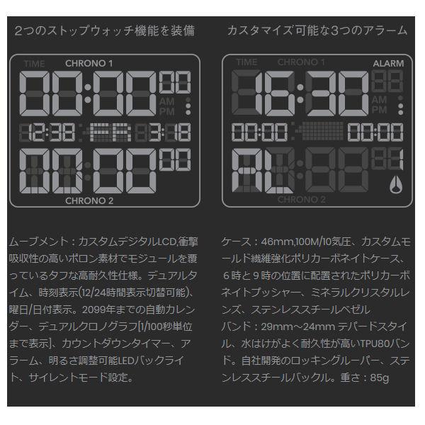 美品 NIXON ニクソン REGULUS レグルス デジタル 腕時計 箱付 ニクソン NIXON レグルス メンズ レディース ユニセックス デジタル