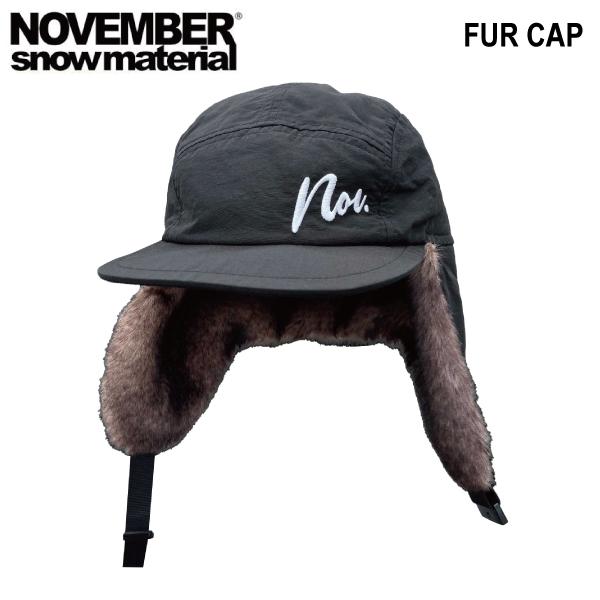 ノーベンバー NOVEMBER FUR CAP メンズ レディース フライトキャップ ボンバーキャップ 帽子 スケートボード スノーボード ...