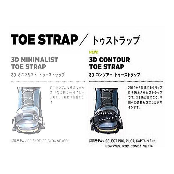 Now ナウ 3d Contour Toe Strap トゥ 3d コンツアートゥーストラップ パッド ビンディング パーツ 右足用 124 左足用 123 Black ブラック 正規品 Now 3d Ctstrap 54tide 通販 Yahoo ショッピング