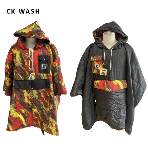 ポーラー POLER PONCHO 着たまま動ける ポンチョ リバーシブルモデル
