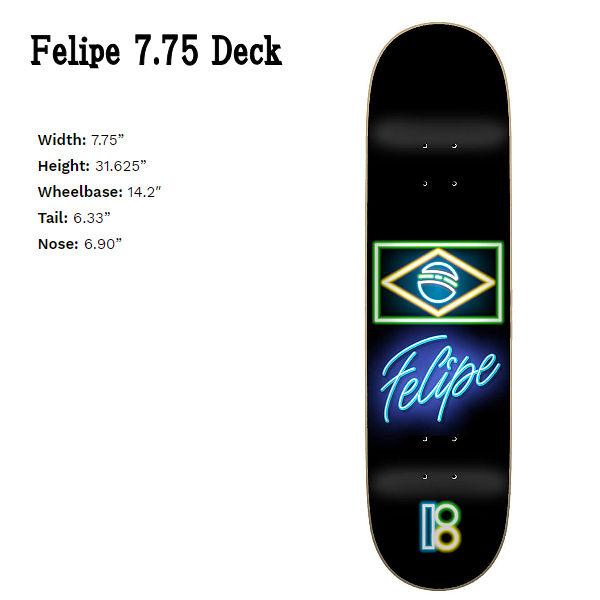 プランビー PLAN B Neon Deck SKATEBOARD デッキ 板 スケートボード Felipe Aurelien Trevor Sheckler 単品｜54tide｜02