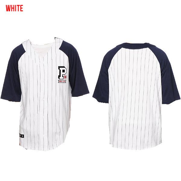 メンズ ベースボールシャツ ジャージ ラグラン 5分袖 Primitive プリミティブ COLLEGIATE BASEBALL JERSEY　スケートボード｜54tide｜03