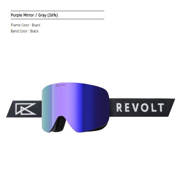 リボルト REVOLT FRAMELESS2 ゴーグル フレームレス ミラーレンズ
