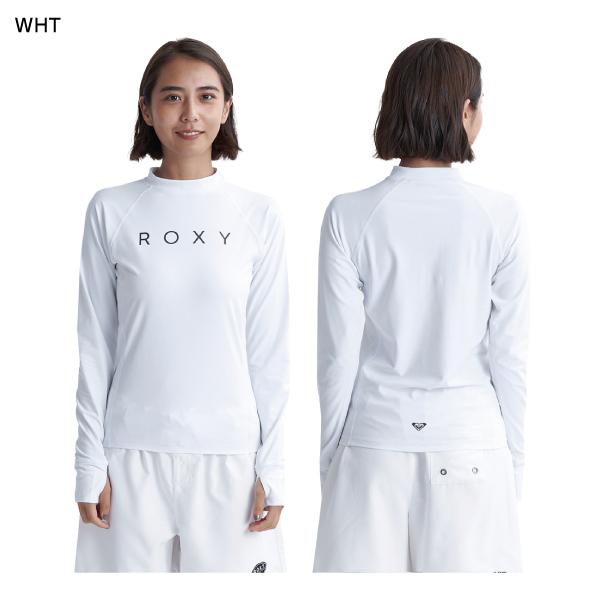 ロキシー ROXY RASHIE L/S レディース ラッシュガード ロンT 長袖 トップス UVカット サーフィン 海水浴 プール S/M/L 正規品｜54tide｜05