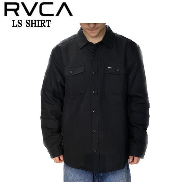 rvca（ルーカ）ロングスリーブボタンシャツ - トップス