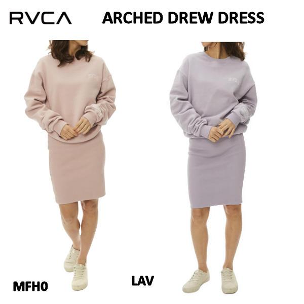 ルーカ RVCA レディース スウェット トレーナー ワンピース 厚手 裏 