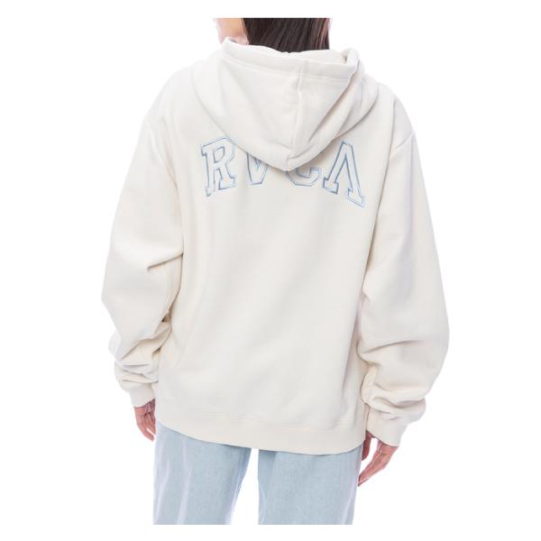 ルーカ RVCA レディース ARCHED ZIP HOODIE ジップアップパーカー 長袖