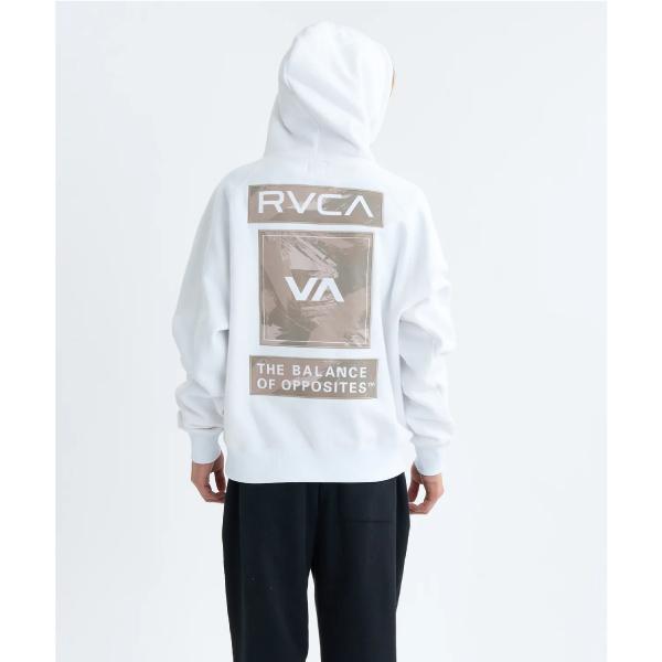 ルーカ RVCA メンズ プルオーバーパーカー 長袖 裏起毛 トップス