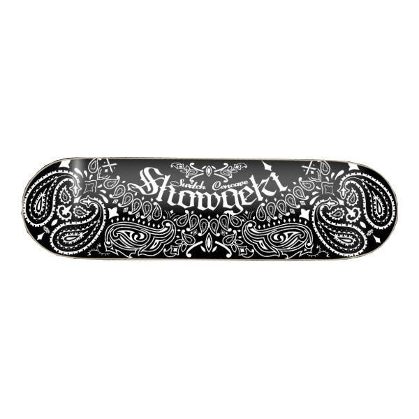 安心してお買い求めい 衝撃 ショウゲキ SHOWGEKI SKATEBOARDS BANDANA スケートボード スケート デッキ SKATE DECK SK8 スケボー 板