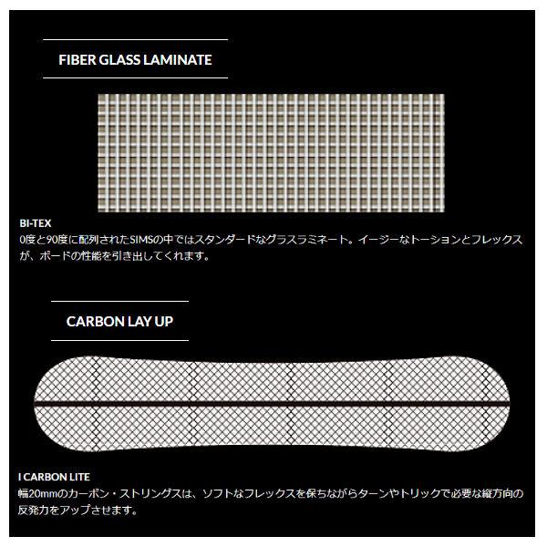 SIMS スノボ板&ビンディングセット 楽天市場】レビューでクーポン☆[日本正規品] スノーボード