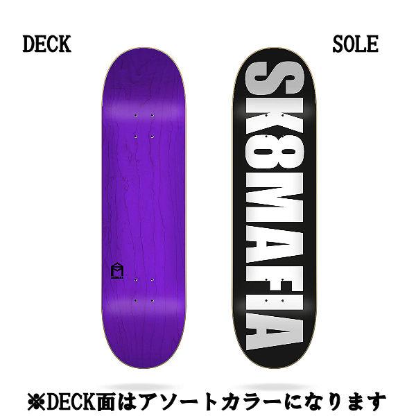 スケートマフィア SK8MAFIA OG LOGO BLACK SKATEBOARD スケートボード