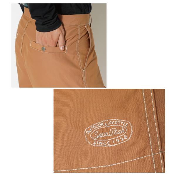 スノーピーク SNOW PEAK 2023春夏 Light Mountain Cloth Shorts メンズ