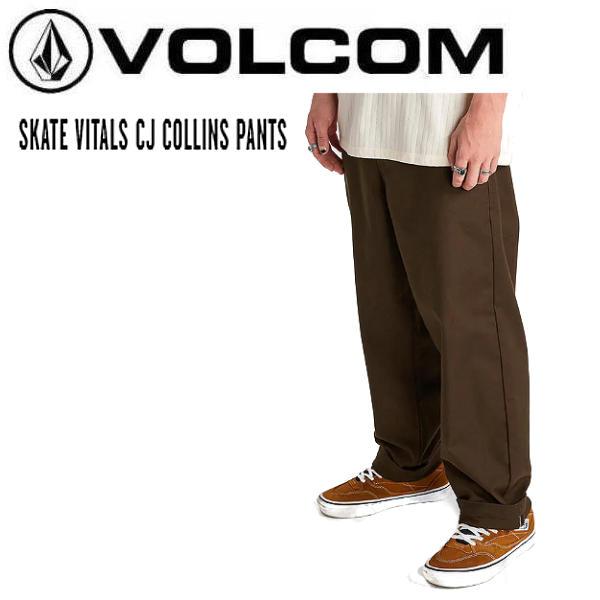ボルコム VOLCOM SKATE VITALS CJ COLLINS PANTS メンズ ロングパンツ CJコリンズ チノパン ダーク ...