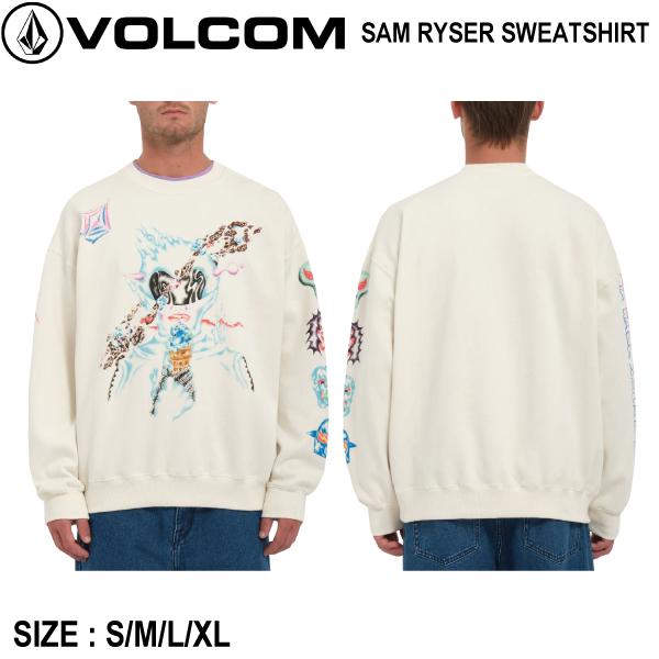 ボルコム VOLCOM SAM RYSER SWEATSHIRT メンズ トレーナー 長袖トップス スケートボード アウトドア スケボー S ...