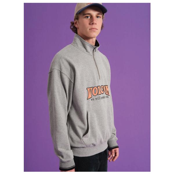 ボルコム VOLCOM メンズ モックネック ジップアップトレーナー 長袖