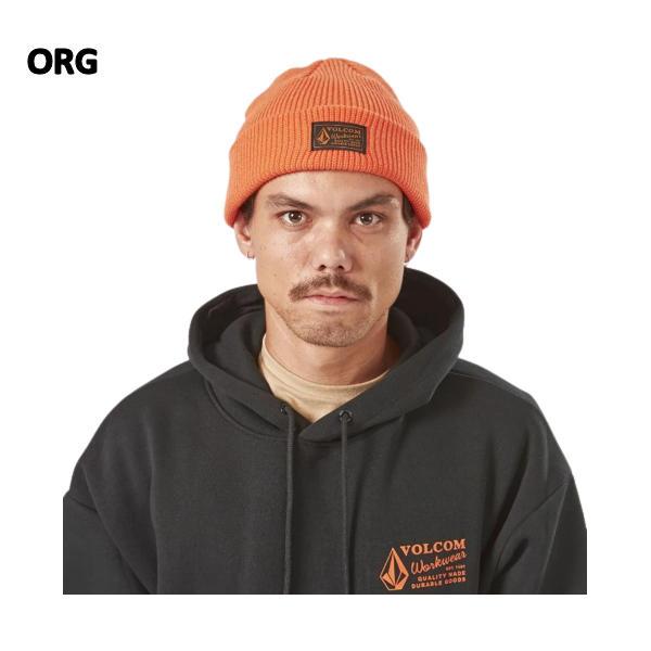 ボルコム 2022/2023 VOLCOM WORKWEAR BEANIE メンズ キャップ フレックスフィット スケートボード サーフィン｜54tide｜03