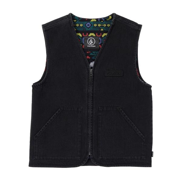 Volcom メンズ ベスト ブラック Amazon.co.jp: [ヴォルコム] [ボルコム] メンズ IGUCHI SLACK VEST