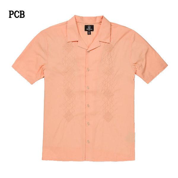 ボルコム VOLCOM メンズ シャツ 半袖 ボタン スケートボード