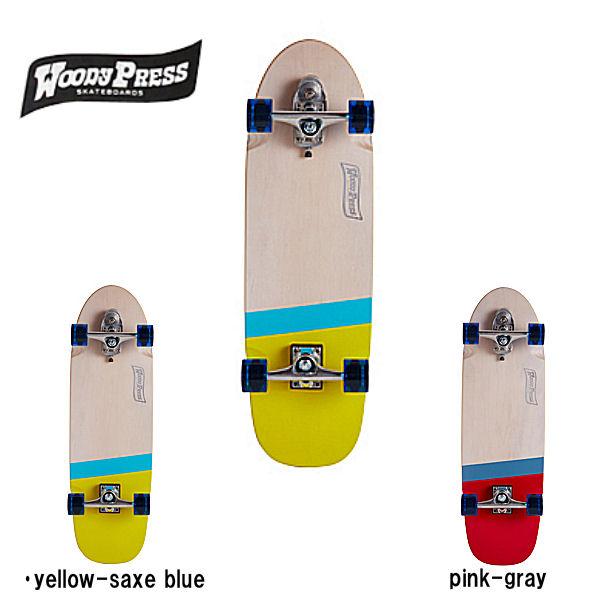 ウッディープレス WOODY PRESS SURF SKATEBOARD サーフスケートボード レディースTH2 コンプリート 2カラー 32