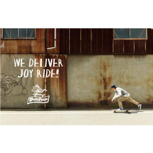 ウッディープレス WOODY PRESS SURF SKATEBOARD サーフスケートボード