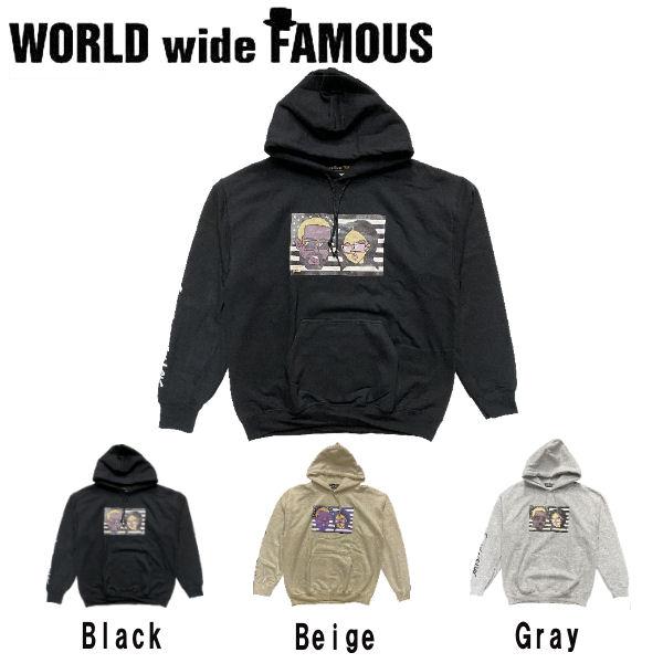 希少WORLD wide FAMOUS サガラ ビッグフェイス パーカー XL 2025年最新】WORLD WIDE FAMOUS メンズ パーカーの人気アイテム