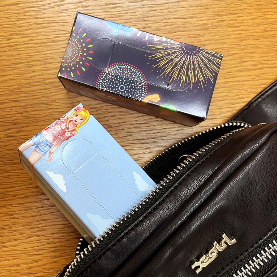 海物語 プチ ティッシュ 14W 2柄×100セット(合計200個) パチンコ SANYO