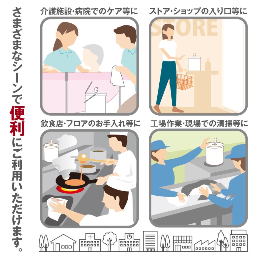 高濃度エタノール除菌79%ウェット300枚 本体１個_2