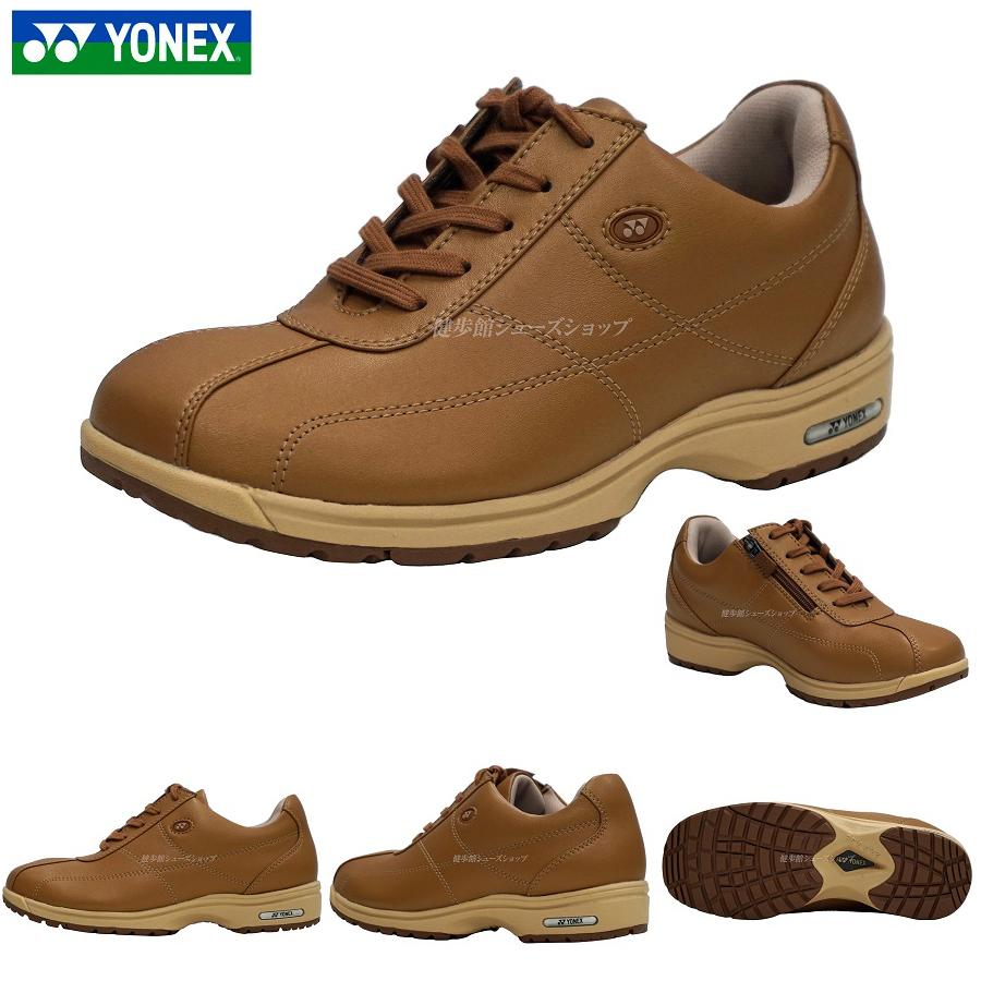新品・未使用 YONEX ウォーキングシューズ ブラウン レディース 24cm ヨネックス パワークッション L30F レディース ウォーキングシューズ