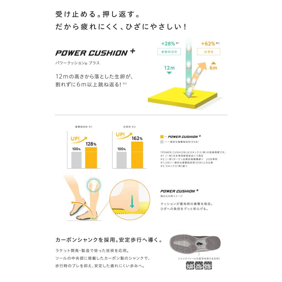 ヨネックス ウォーキングシューズ メンズ 靴 M118W ブラック 4.5E SHWM118W SHWM-118W  YONEX ヨネックス パワークッション ウォーキングシューズ YONEXの画像