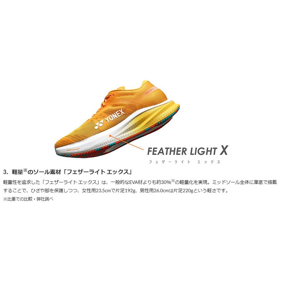 ヨネックス　ランニングシューズ　27.5 エアラス ヨネックス パワークッション ランニングシューズ カーボンクルーズ
