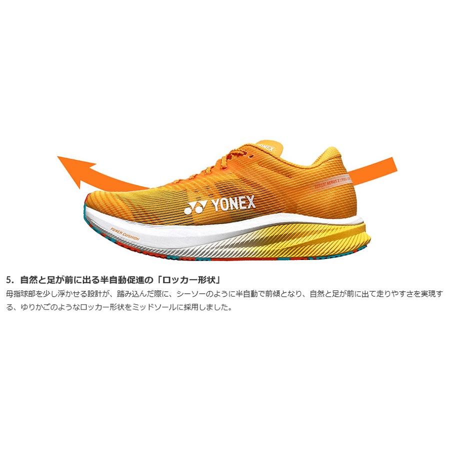 ヨネックス パワークッション ランニングシューズ カーボンクルーズ エアラス レディース SAFERUN AERUS WOMEN SHRA2L クールホワイト 靴 厚底ランニング YONEX