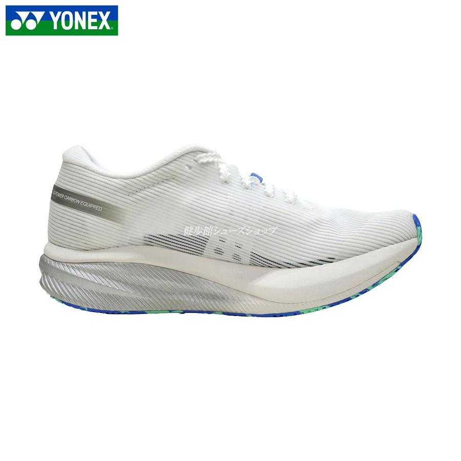 ヨネックス パワークッション ランニングシューズ カーボンクルーズ エアラス レディース SAFERUN AERUS WOMEN SHRA2L クールホワイト 靴 厚底ランニング YONEX