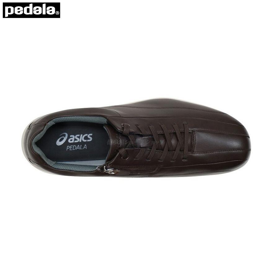 アシックス ペダラ スポーツ メンズ ウォーキングシューズ 靴 1211A093 コーヒー（201） 4E オブリークラストモデル asics pedala 男性用 WALKINGの画像