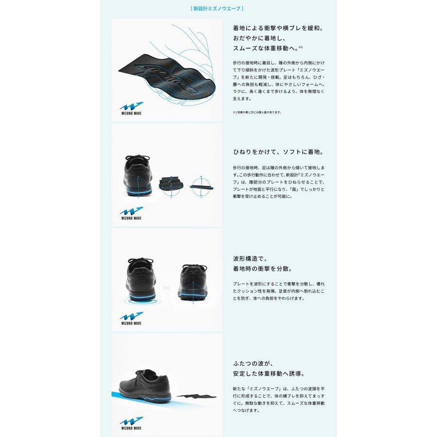 MIZUNO（ミズノ） ウォーキング シューズ LD AROUND 4 SW GTX 男女兼用