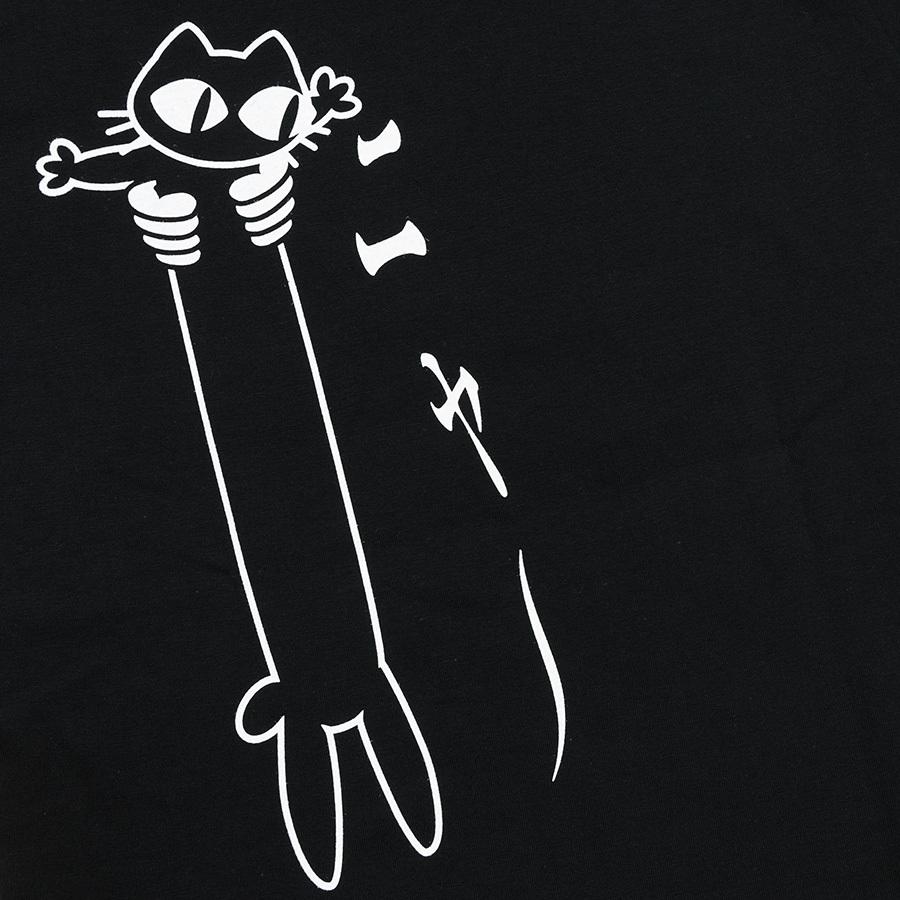 未使用✳︎タグ CAT柄のTシャツ＆ロングパンツセット 猫 おもしろ かわいい Tシャツ 長袖 ロンT メンズ レディース LOVE CAT