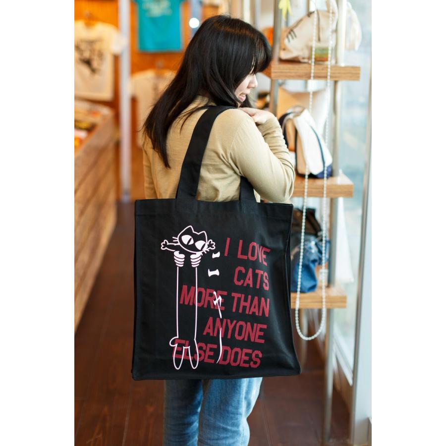 猫 おもしろ かわいい トートバッグ Love Cat Pk ネコ ねこ 猫柄 雑貨 大きい キャンバス バッグ メール便 Scopy スコーピー Ohb004 002 猫服ショップ Scopy 通販 Yahoo ショッピング