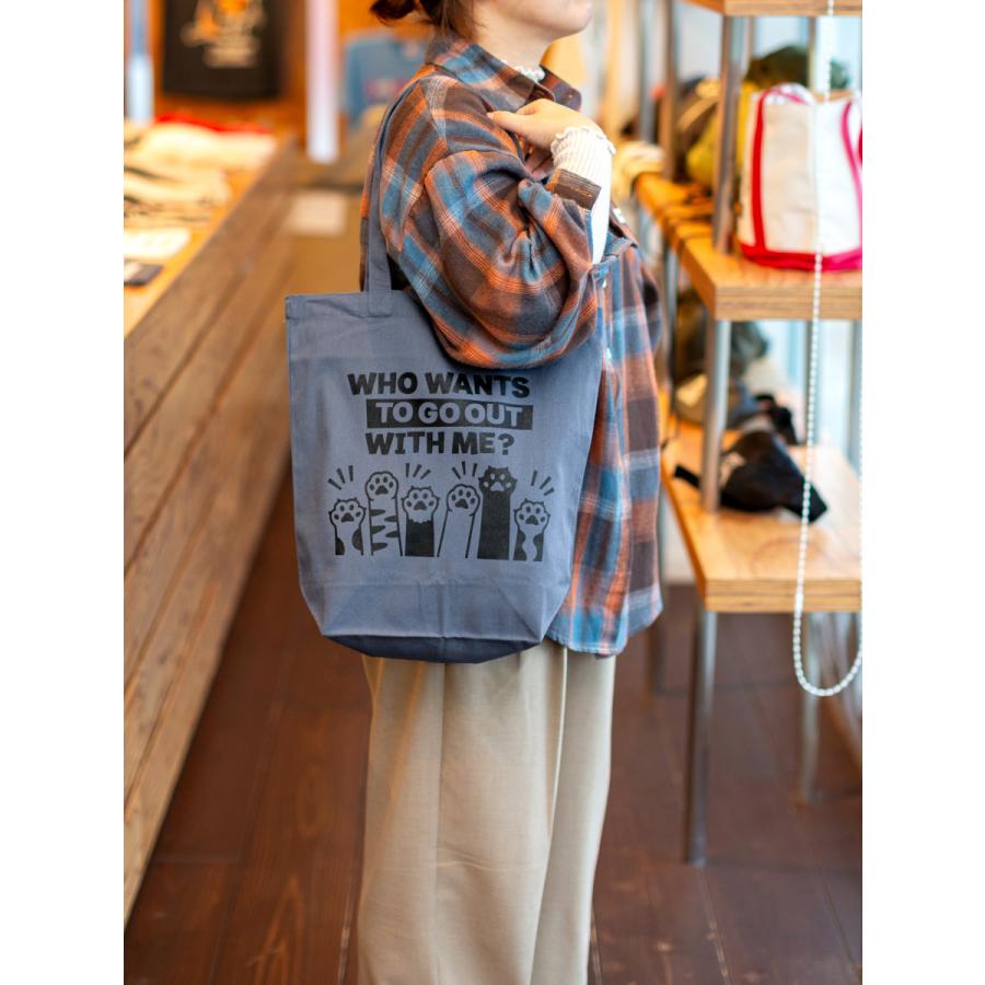 猫 トートバッグ HANDS UP! メンズ レディース 男女兼用 キャンバス 布 通勤 通学 猫の手 猫柄 雑貨 SCOPY スコーピー |  | 12