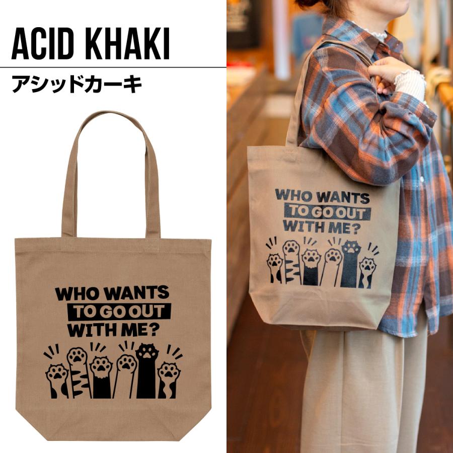 猫 トートバッグ HANDS UP! メンズ レディース 男女兼用 キャンバス 布 通勤 通学 猫の手 猫柄 雑貨 SCOPY スコーピー |  | 13