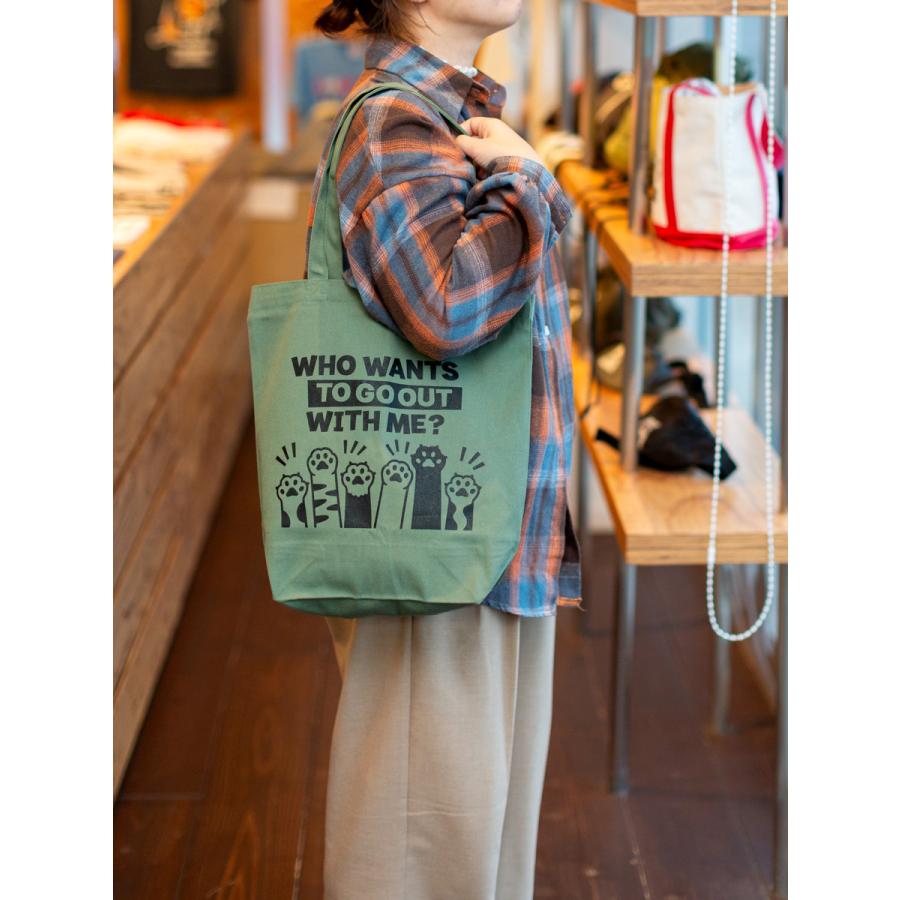 猫 トートバッグ HANDS UP! メンズ レディース 男女兼用 キャンバス 布 通勤 通学 猫の手 猫柄 雑貨 SCOPY スコーピー |  | 16