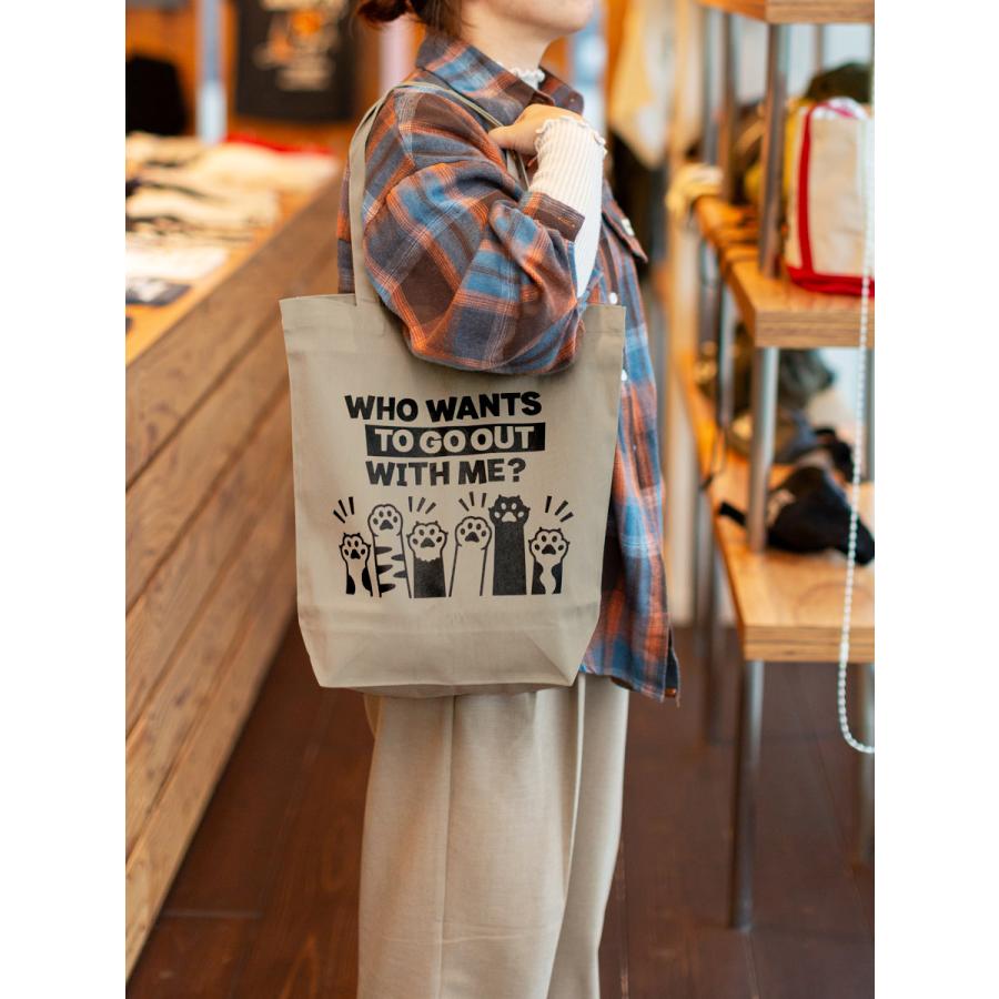 猫 トートバッグ HANDS UP! メンズ レディース 男女兼用 キャンバス 布 通勤 通学 猫の手 猫柄 雑貨 SCOPY スコーピー |  | 06