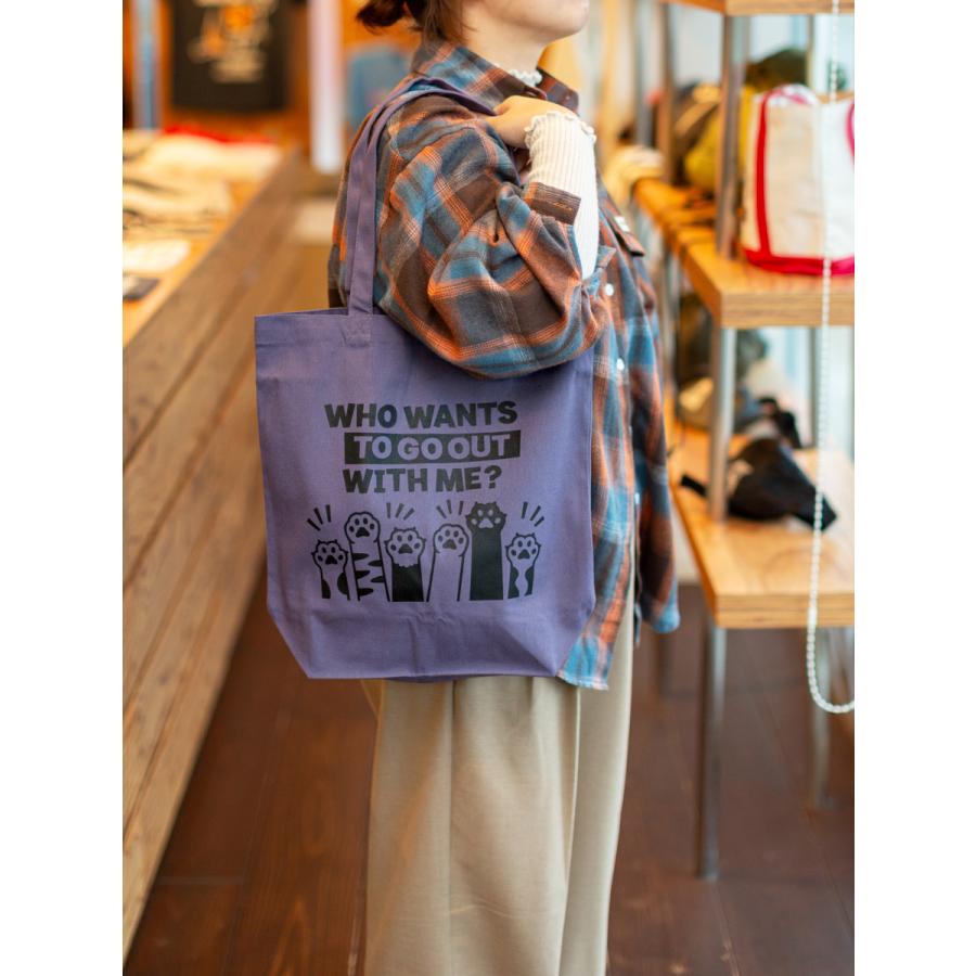 猫 トートバッグ HANDS UP! メンズ レディース 男女兼用 キャンバス 布 通勤 通学 猫の手 猫柄 雑貨 SCOPY スコーピー |  | 08