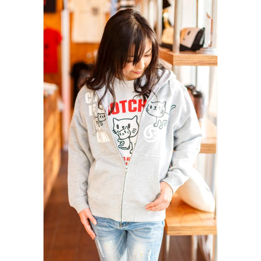 猫 おもしろ かわいい Tシャツ パーカー セット GOTCHA ＋ CATCH ME ネコ ねこ 猫柄 雑貨 爆買 SCOPY スコーピー |  | 01