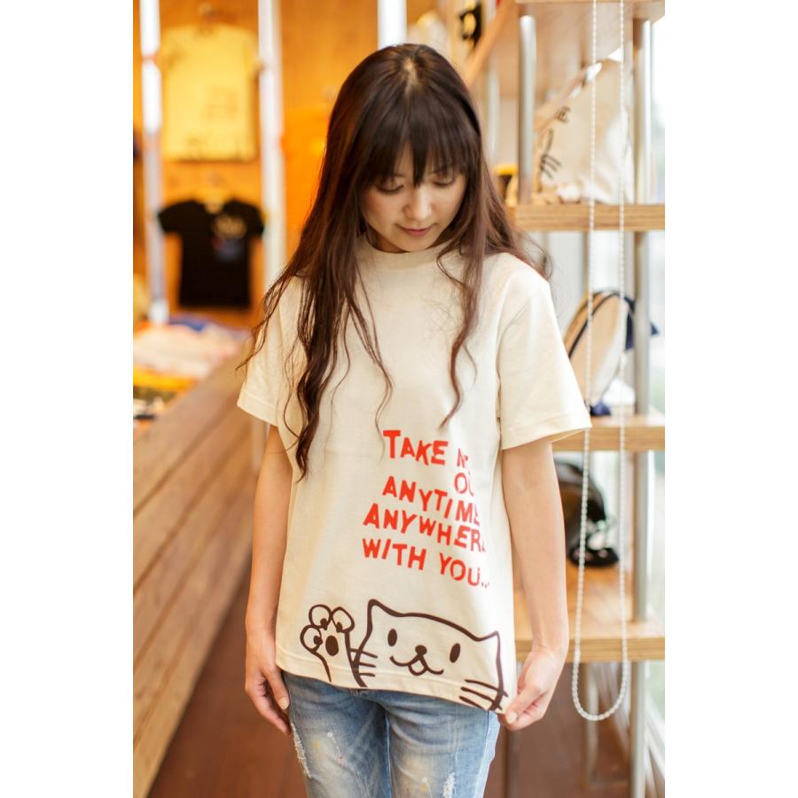 猫 おもしろ かわいい Tシャツ メンズ レディース 半袖 Griper - ナチュラル ネコ ねこ 猫柄 雑貨 - メール便 - SCOPY スコーピー｜55scopy｜02