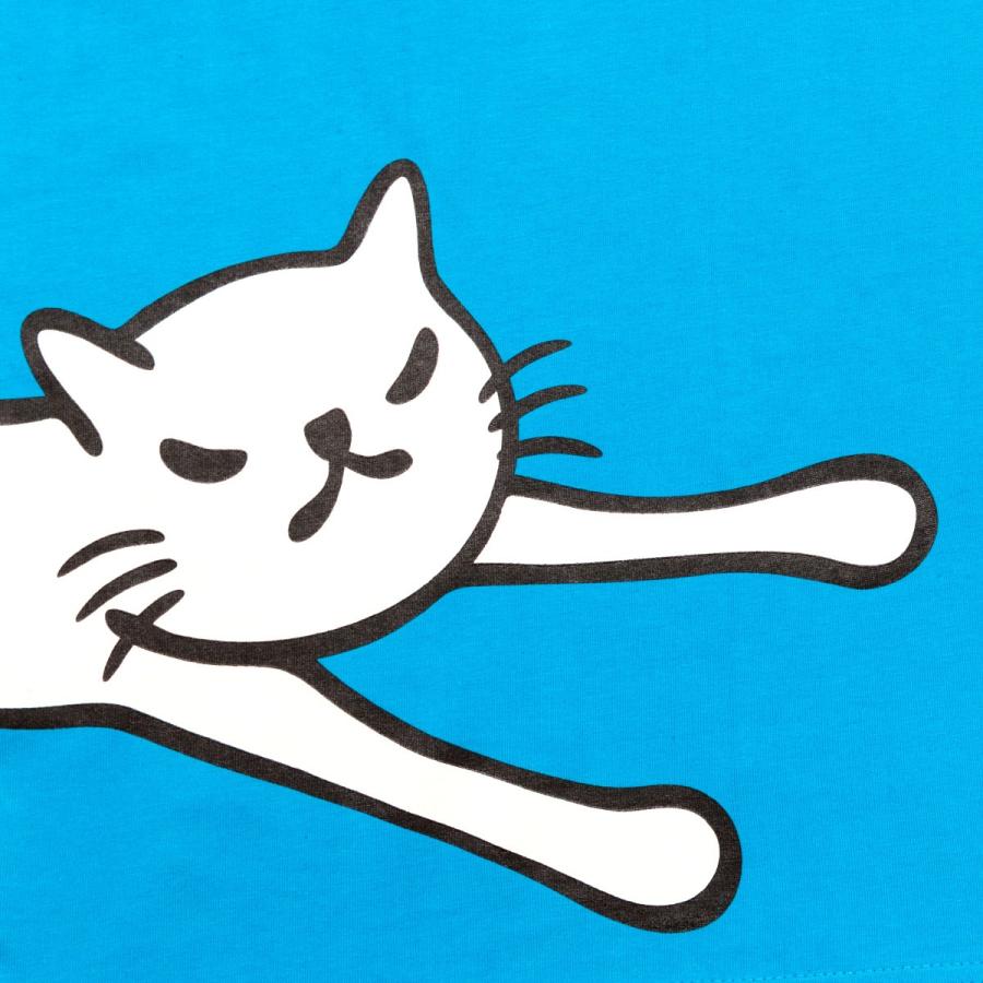 猫 おもしろ かわいい Tシャツ メンズ レディース 半袖 Lazy Cat ターコイズ ネコ ねこ 猫柄 雑貨 メール便 Scopy スコーピー Tht095 034 猫服ショップ Scopy 通販 Yahoo ショッピング