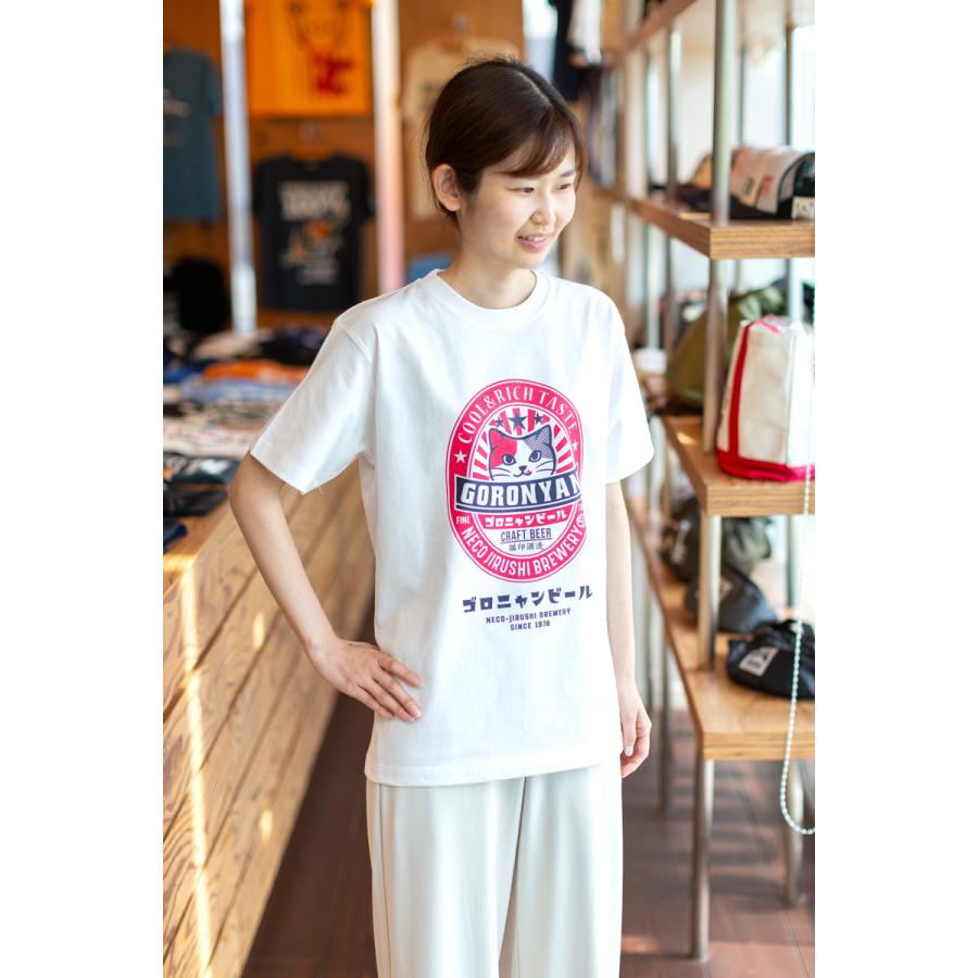 猫 Tシャツ 半袖 ゴロニャンビール おもしろ ネコ ねこ 猫柄 雑貨 メール便  爆買 SCOPY スコーピー |  | 04